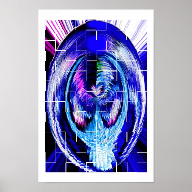 Brken spegel art poster (Framsidan)