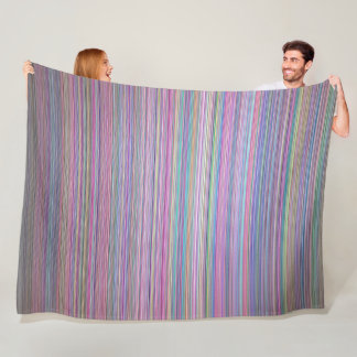 Brken TV skärm Rainbow rand Fleecefilt