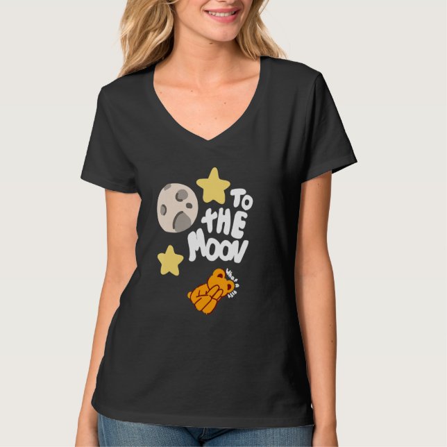BRKR Låt OSS BeSöKa MåNEN T Shirt (Framsida)