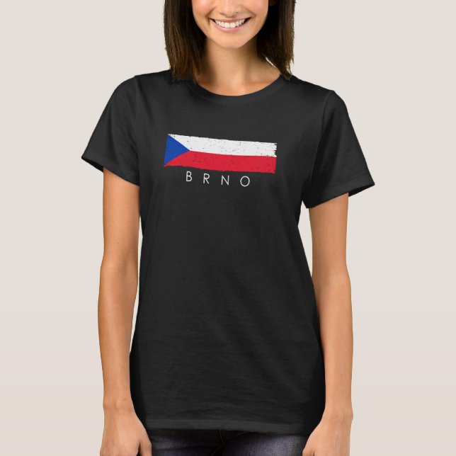 Brno Czech Republic Vacation Czech Republic Älskar T Shirt (Framsida)