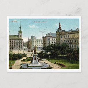 Brno, Tjeckien 1913 Vintage Vykort