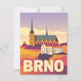 Brno-vintage Vykort