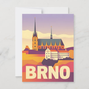 Brno-vintage Vykort