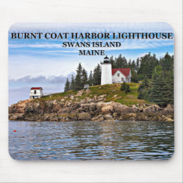 Brnt Jacka Harbour Lighthouse, Maine Mousepad Musmatta