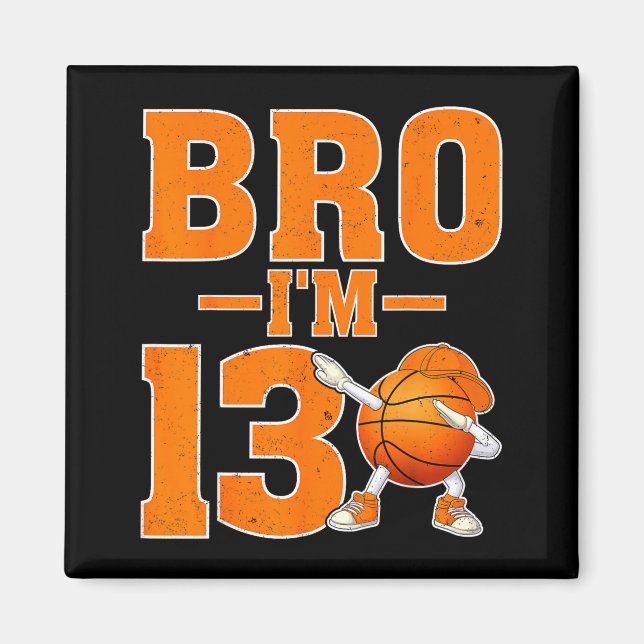 Bro 13 Dabba Basket 13:e Design Magnet (Framsidan)