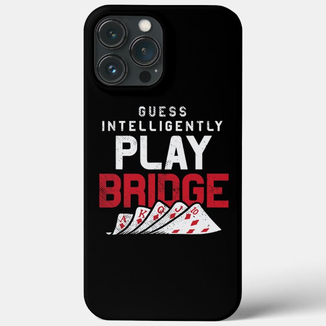 Bro Bridgekortspel Design För Bridgeälskare Spela (Baksida)