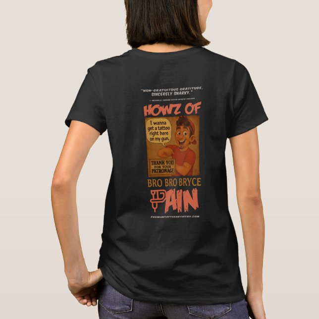 Bro Bro Bryce Damtröja – Howz of Pain  T Shirt (Baksida)