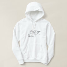  "Bro Cat" Minimalist Fist Bump Hoodie