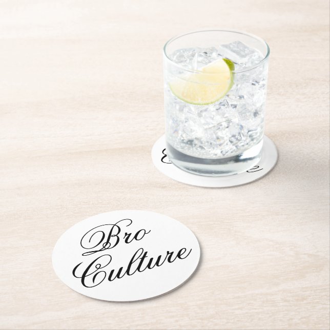 Bro Culture Coaster Underlägg Papper Rund (Insitu)