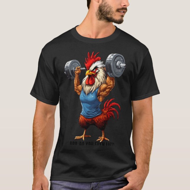 Bro Do You Even Lift Funny Wer Lift Gym Pun  T Shirt (Framsida)