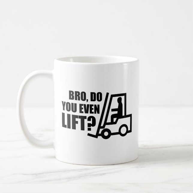 Bro, eller ens Hiss? Kaffe Mugg (Vänster)
