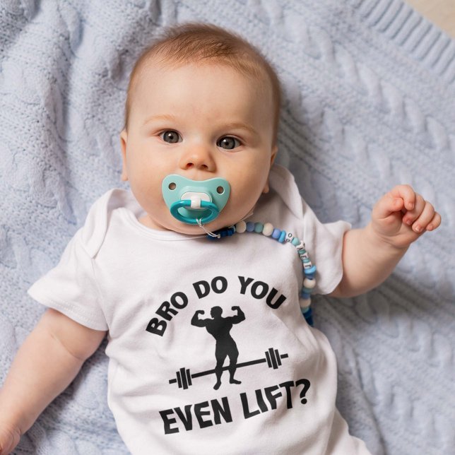 Bro, eller ens Hiss? T Shirt (Bro do you even lift bodysuit)