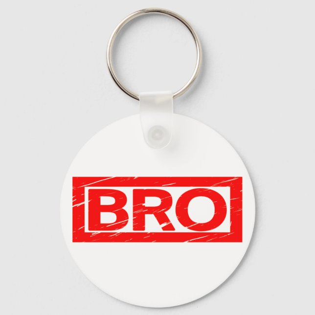 Bro Frimärke Nyckelring (Framsida)