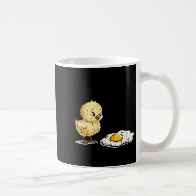 Bro Is That You, Funny Chick And Egg  Kaffemugg (Höger)