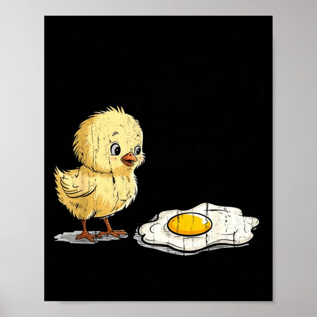 Bro Is That You, Funny Chick And Egg  Poster (Framsidan)