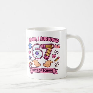 Bro jag överlevde 67 dagar i skolan kaffemugg