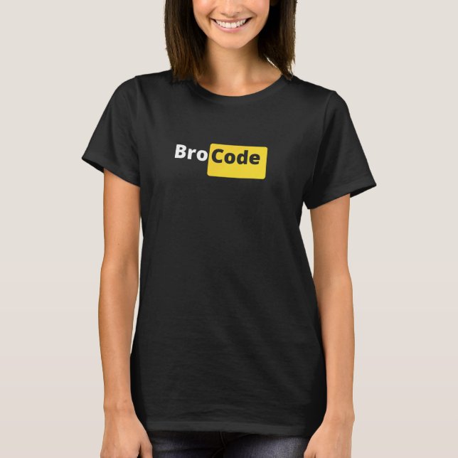 Bro-kod T Shirt (Framsida)
