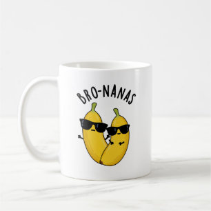 Bro-nanas Funny Fruit Banana Pun Kaffemugg