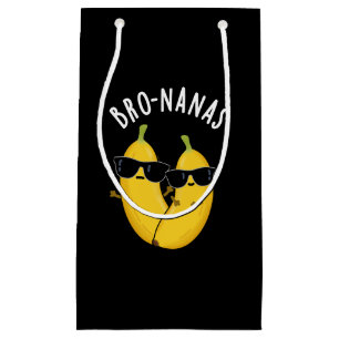 Bro-nanas Rollig Frukt Banan Puns Mörk Bakgrund