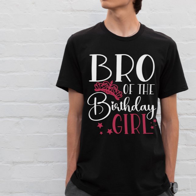 Bro of the Birthday Girl Customized Squad Matching T Shirt (Skapare uppladdad)