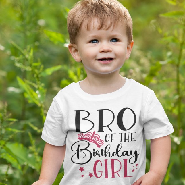 Bro of the Birthday Girl Customized Squad Matching T Shirt (Skapare uppladdad)