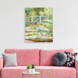 Bro över damm med näckrosor | Claude Monet | Canvastryck
