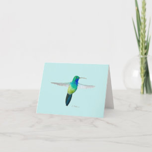 Broad-billed Hummingbird Greeting Card Kort