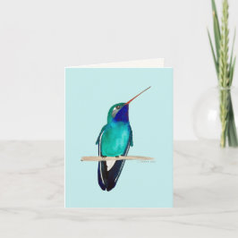 Broad-billed Hummingbird Greeting Card Kort