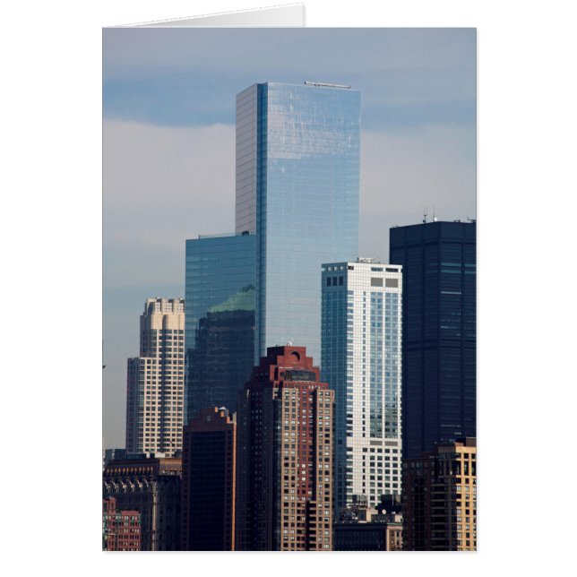 Broad Financial Center Manhattan New York Hälsningskort (Framsidan)