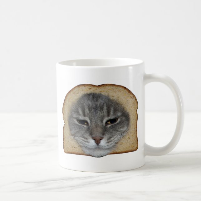 Bröad katt kaffemugg (Höger)