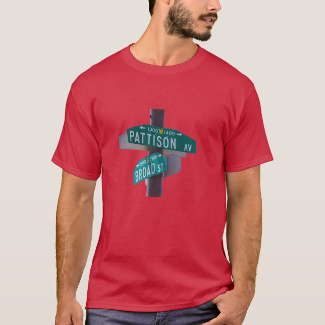 Broad och Pattison är där Philly Sports Happen! T Shirt (Framsida)