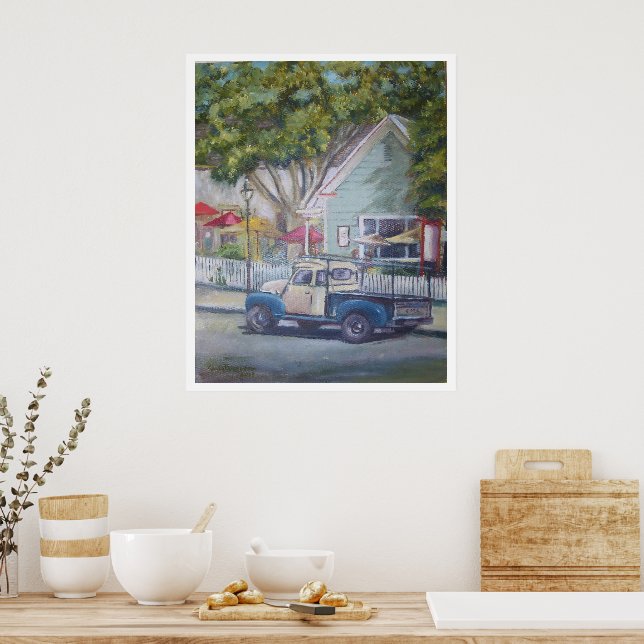 Broad Street GMC, Nevada City, CA Poster (Kök)