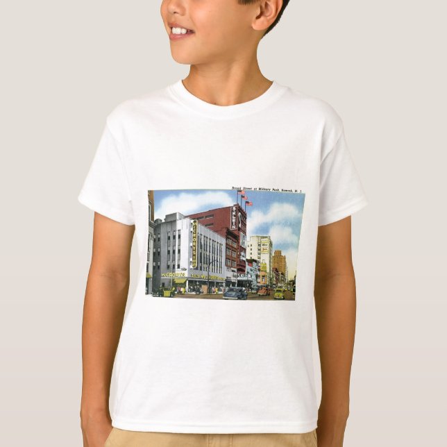 Broad Street, Newark, NJ T Shirt (Framsida)
