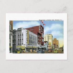 Broad Street, Newark, NJ Vykort