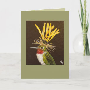 Broad-Tails hummingbird-kort Kort