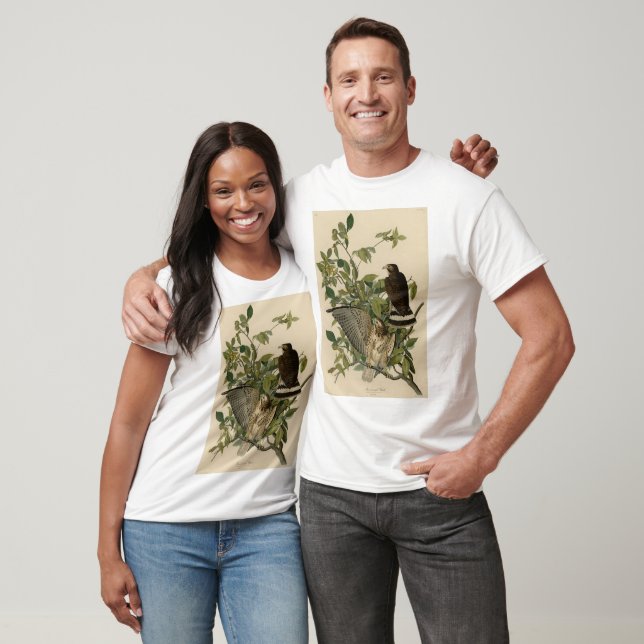Broad-winged Hawk från Audubon's Birds of America T Shirt (Unisex)