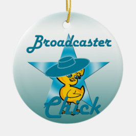 Broadcaster Chick #7 Julgransprydnad Keramik