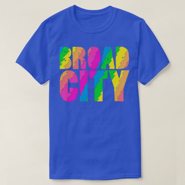 BROADCITY Baseball Sleeve T Shirt (Design framsida)