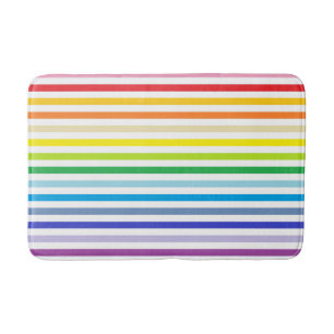 Broader Spectrum Rainbow and White Rand Badrumsmatta
