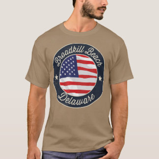 Broadkill Beach - Patriotic Delaware Souvenir T-Sh T Shirt