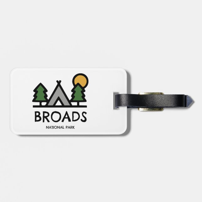 Broads nationalpark bagagebricka (Baksida Vågrät)