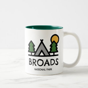 Broads nationalpark Två-Tonad mugg