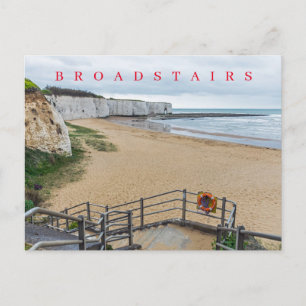 Broadstairs Kingsgate Bay utsikt vykort