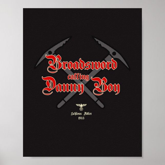 Broadsvärd Calling Danny Boy Poster (Framsidan)