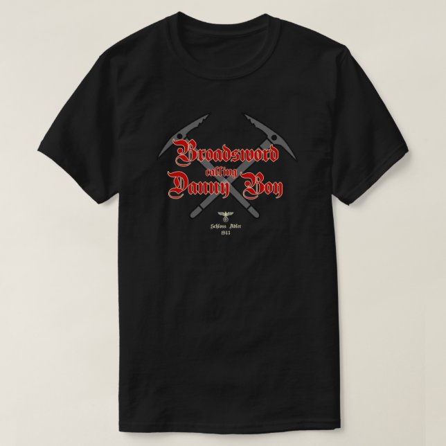 Broadsvärd Calling Danny Boy Premium T-Shirt.png T Shirt (Design framsida)