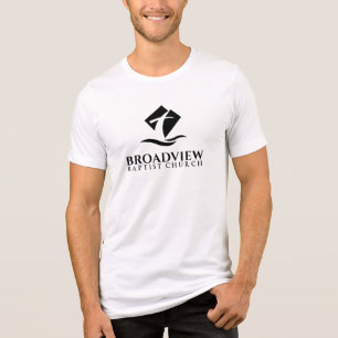 Broadview manarTri-blend t-shirt - hög logotyp