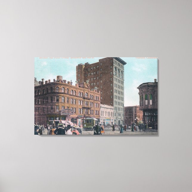 Broadway, 14th St, San Pablo Ave Junctio Canvastryck (Framsida)