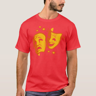 Broadway Ansikte Mask Theater Gift T Shirt