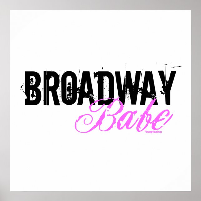 Broadway Babe Poster (Framsidan)