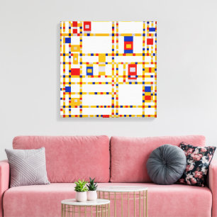 Broadway Boogie Woogie   Piet Mondrian   Canvastryck